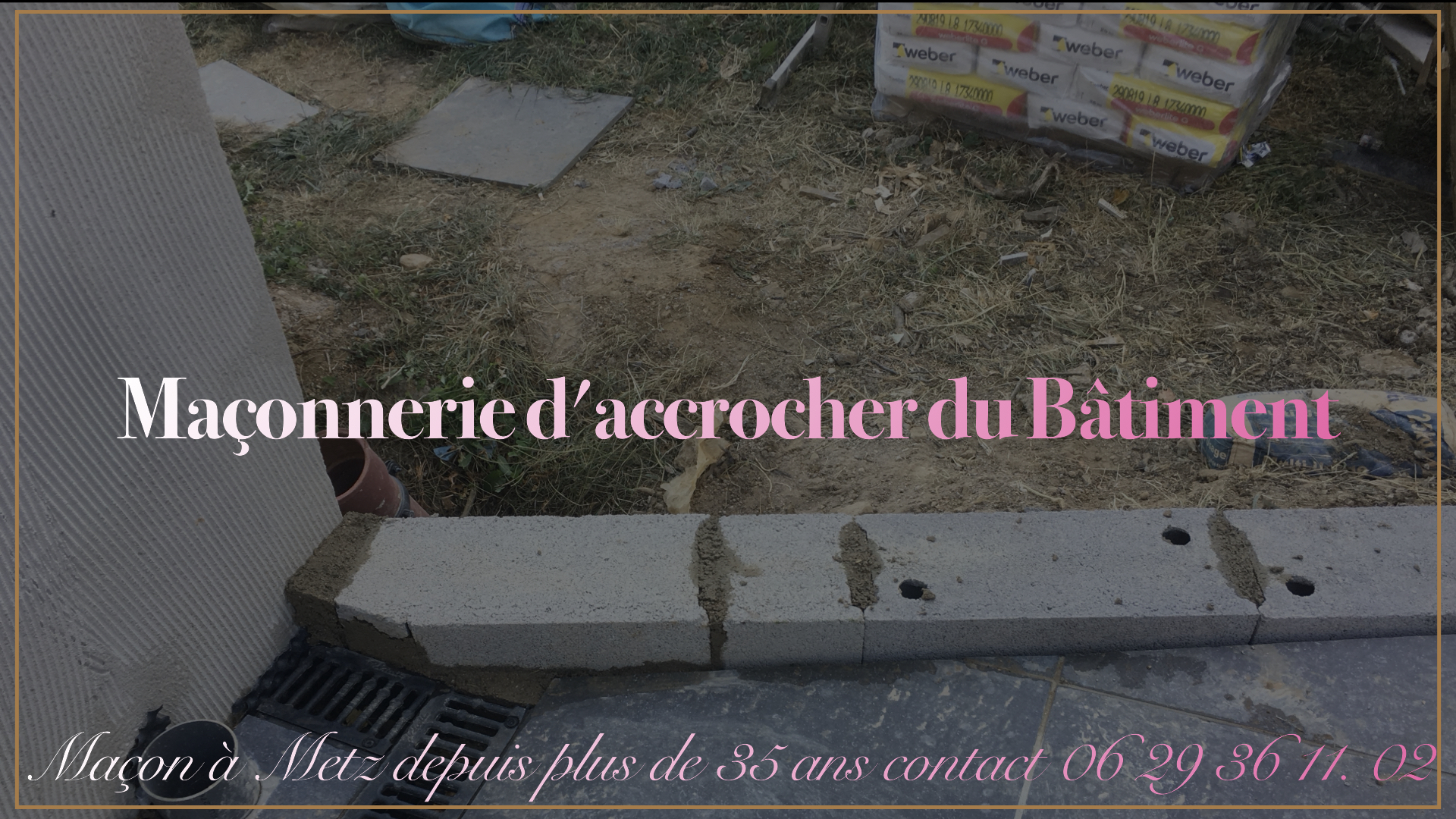 Maçonnerie d'accrocher du Bâtiment BT Construction