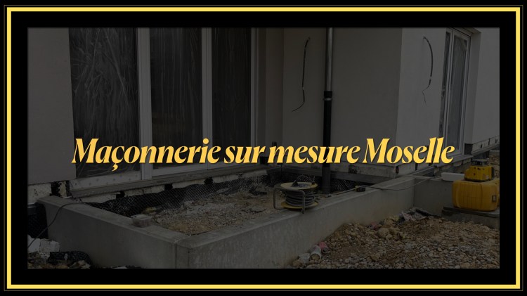 Pose de baguette de façade pour séparation étanchéité et isolation en soubassement – maçonnerie sur mesure en Moselle