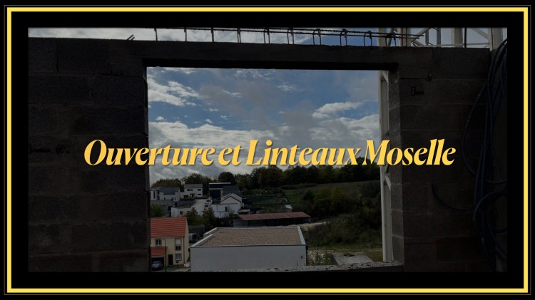 Création d’ouverture structurelle – Maçonnerie BT Construction Moselle