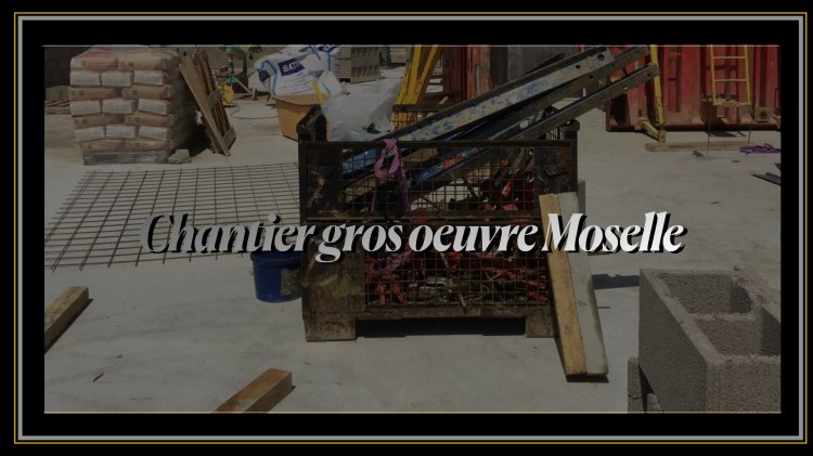 Chantier de gros œuvre et maçonnerie traditionnelle réalisé par BT Construction en Moselle.