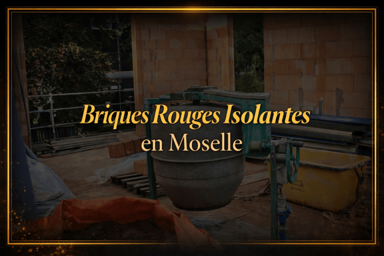 Briques Rouge isolantes en Moselle  