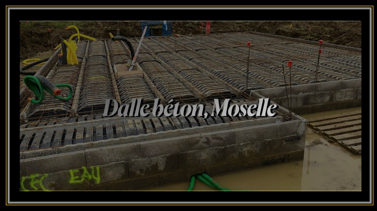 Dalle Béton Moselle sur chantier de gros œuvre réalisé par BT Construction.