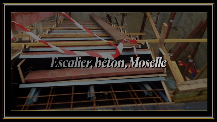 Escalier Béton Moselle réalisation de BT Construction