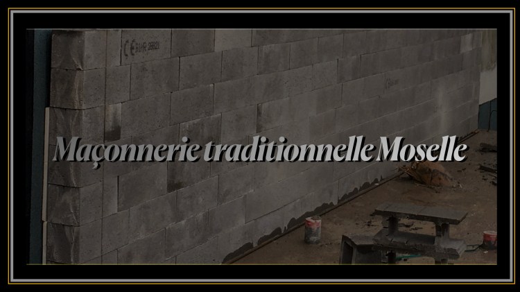Maçonnerie traditionnelle Moselle réalisation de BT Construction en Lorraine