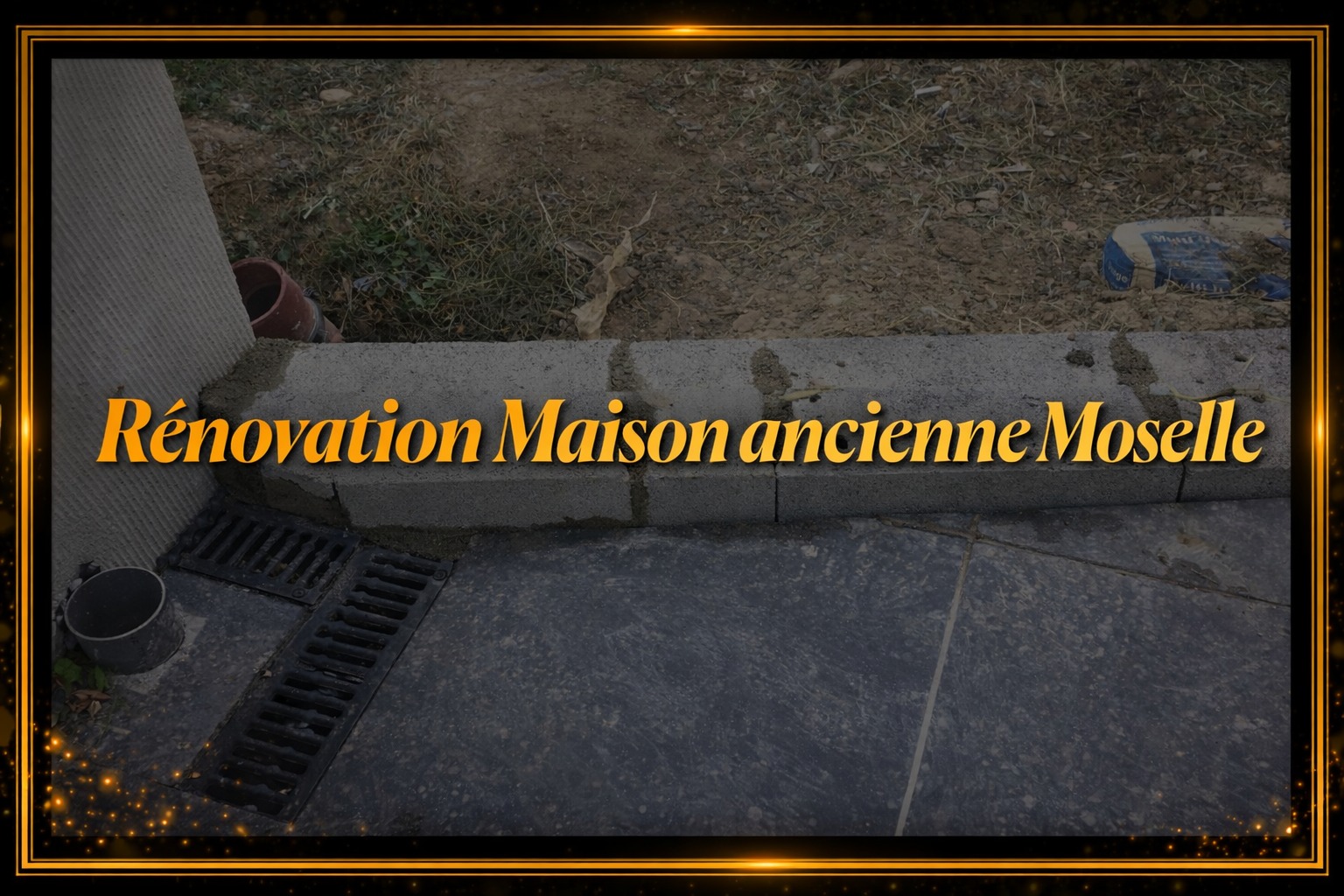 Chantier BT Construction de Rénovation Maison ancienne Moselle avec reprise de maçonnerie extérieure