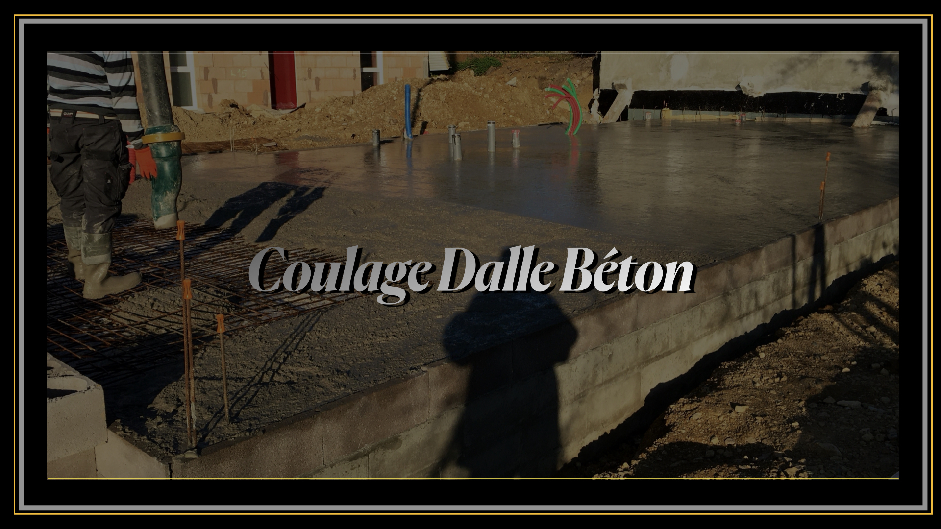 coulage Dalle Béton BT Construction